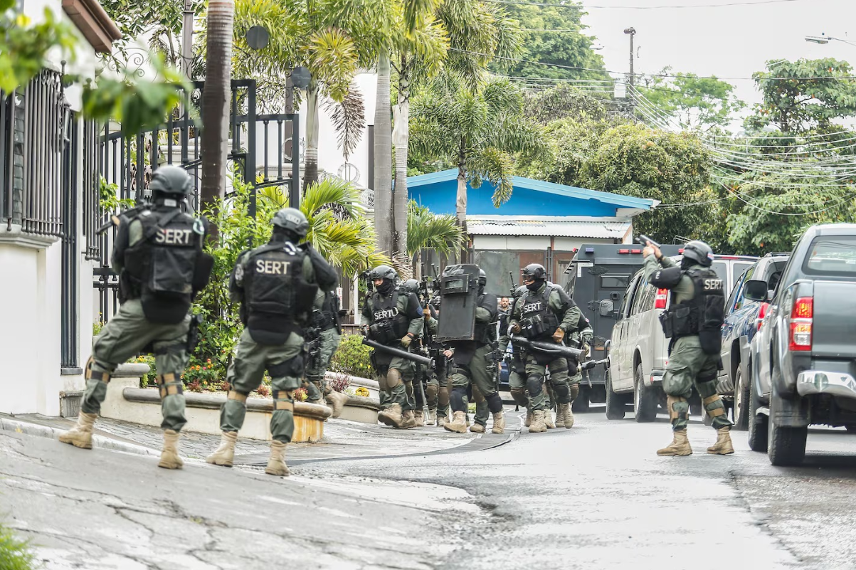 Servicio Especial de Respuesta Táctica (SERT) Organismo de Investigación Judicial de Costa Rica