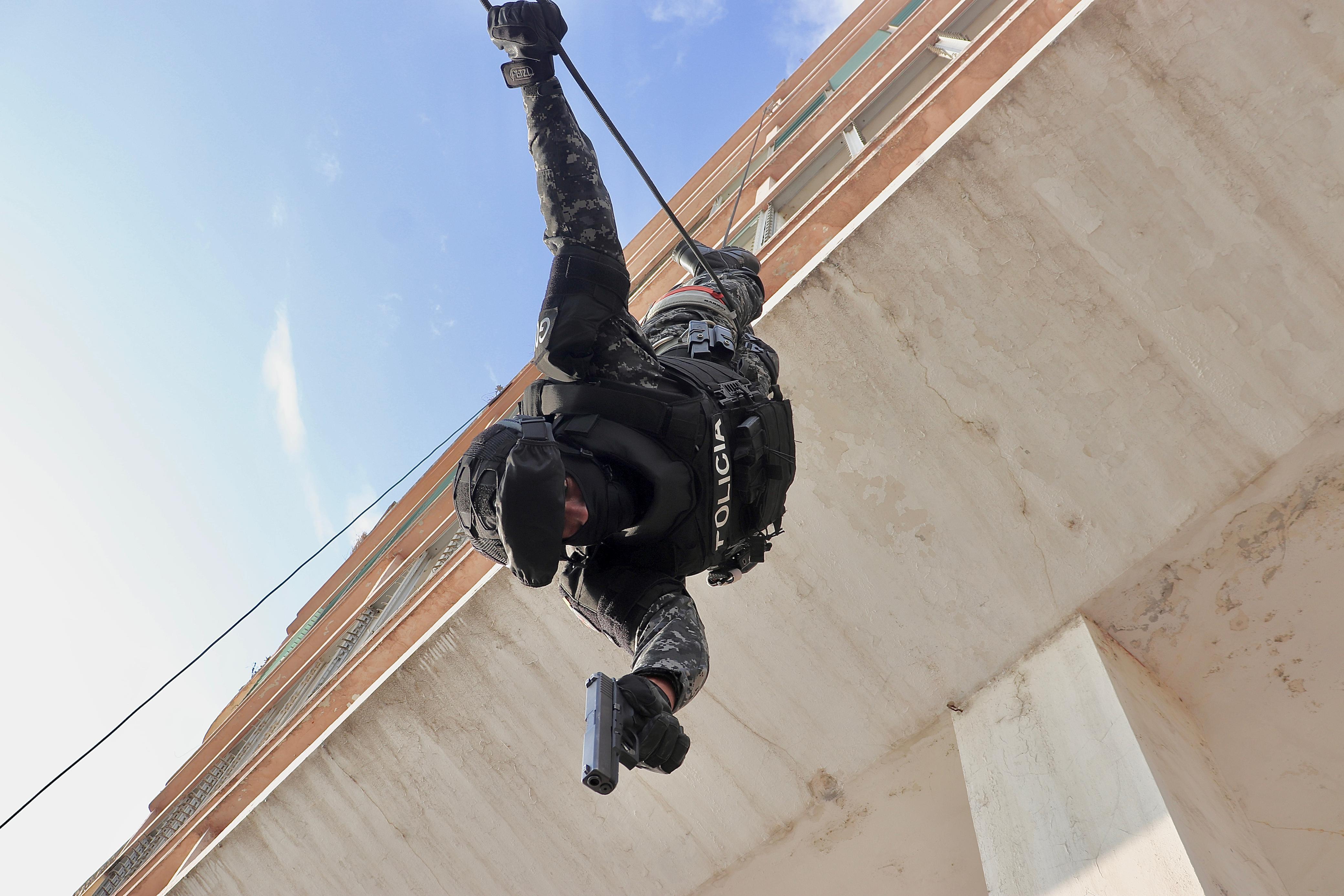 Fotografía suministrada por el Grupo de Operaciones Especiales (GOE) de la Policía Nacional del Ecuador.