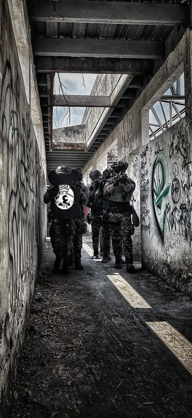 Fotografía suministrada por el Grupo de Operaciones Especiales (GOE) de la Policía Nacional del Ecuador.