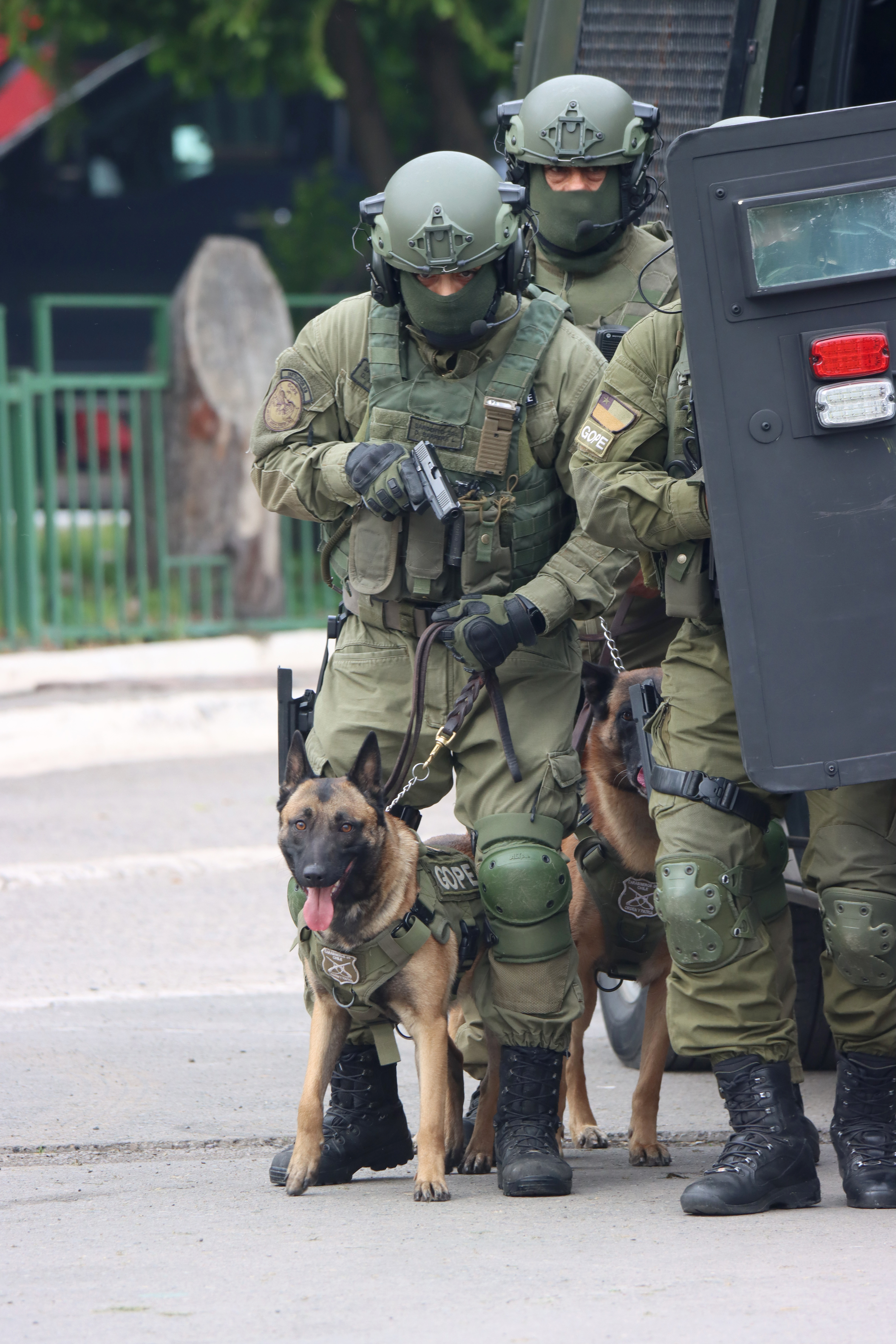 Agradecimientos a Carabineros de Chile