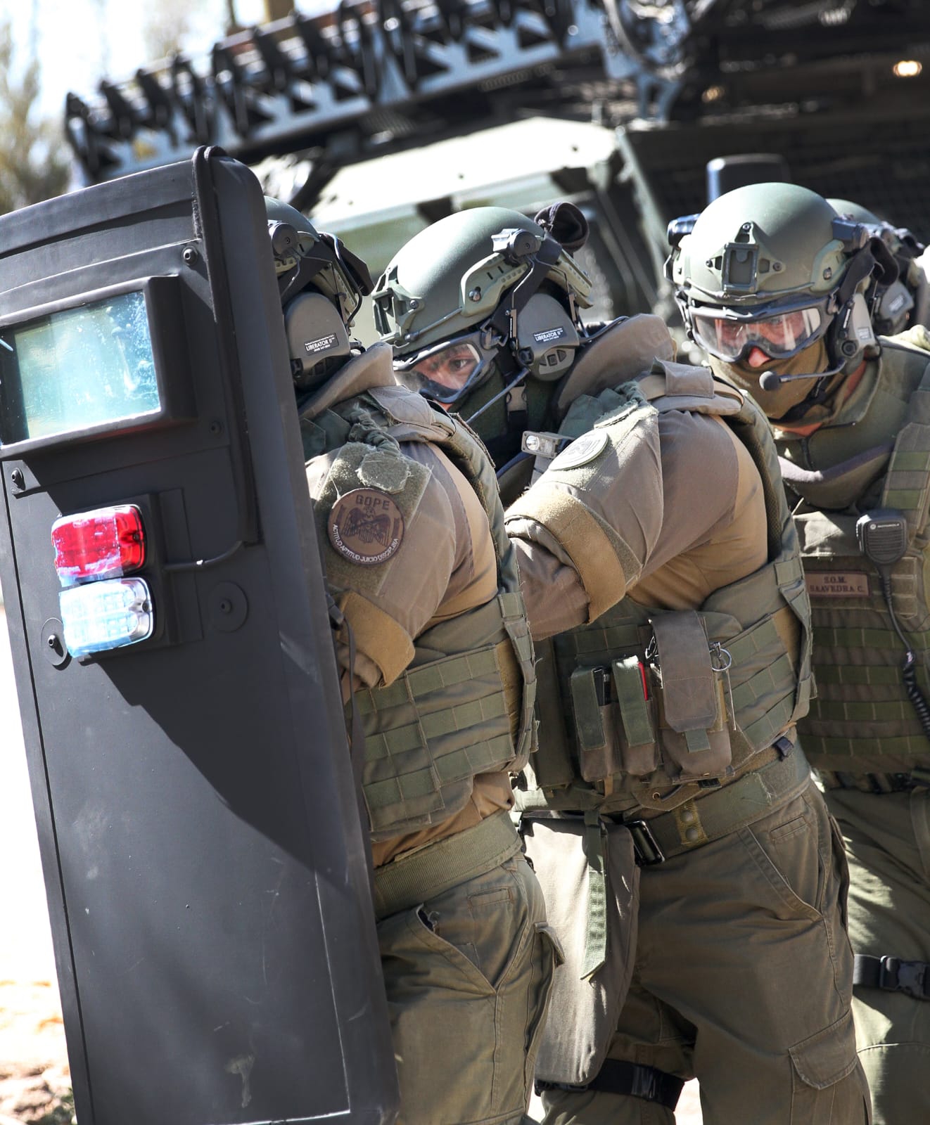 Agradecimientos a Carabineros de Chile