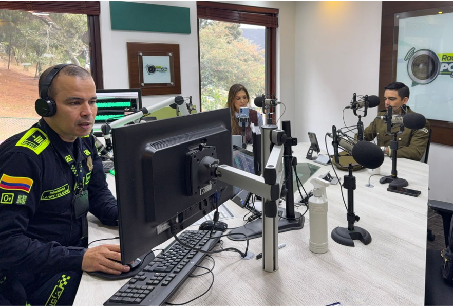 Red Águilas de AMERIPOL fue presentada en Radio Policía Nacional de Colombia